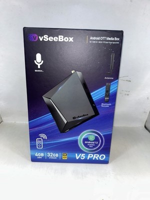 SEND OFFER!! VSEEBOX V5 PRO TV BOX NEW IN BOX VOICE REMOTE SEND OFFER!!