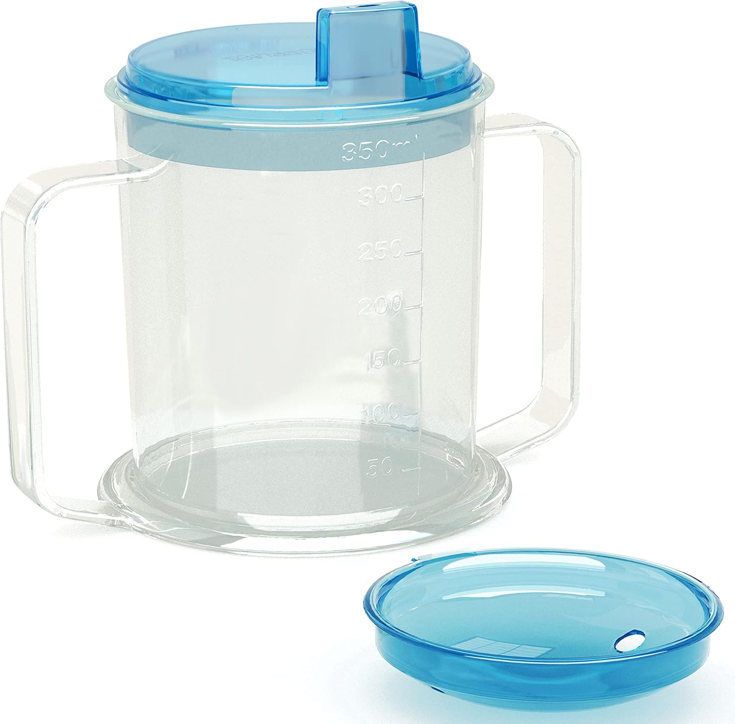 Drinking Cup/Beaker/Mug/Sippy Cup for Disabled Adults with Easy Grip Handles ant