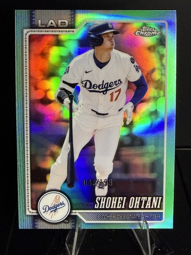 2026 Topps Chrome Shohei Ohtani Aqua Refractor #1 /199 Los Angeles Dodgers