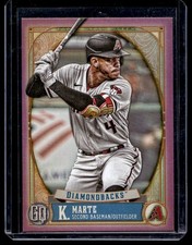 2021 Topps Gypsy Queen Mauve Ketel Marte 60/75 Arizona Diamondbacks #28