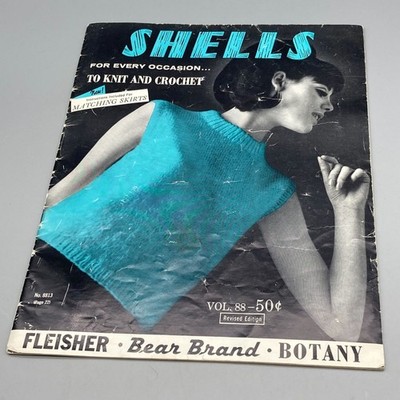 Vintage Bear Brand Book, Shells for Every Occasion with Matching Skirts Vol 88