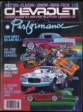 1986 CHEVROLET 75 YEARS OF PERFORMANCE, HISTORY, CAMARO, CHEVY v FORD, CORVETTE