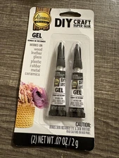 DIY Craft Super Glue Gel (2 Pack)  Aleene’s Original Wood Leather Glass Gel Glue