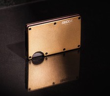 Ridge Wallet - 24K Gold - LIMITED EDITION 100 Authentic Brand New In Box 