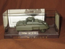 Vintage Solido 200 M20 Combat Car Diecast France Green W/ Accessories NIB