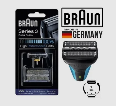​​Original Braun 30B para paquete combinado Series 3 nuevo embalaje original​ cabezal de afeitado afeitadora accesorios