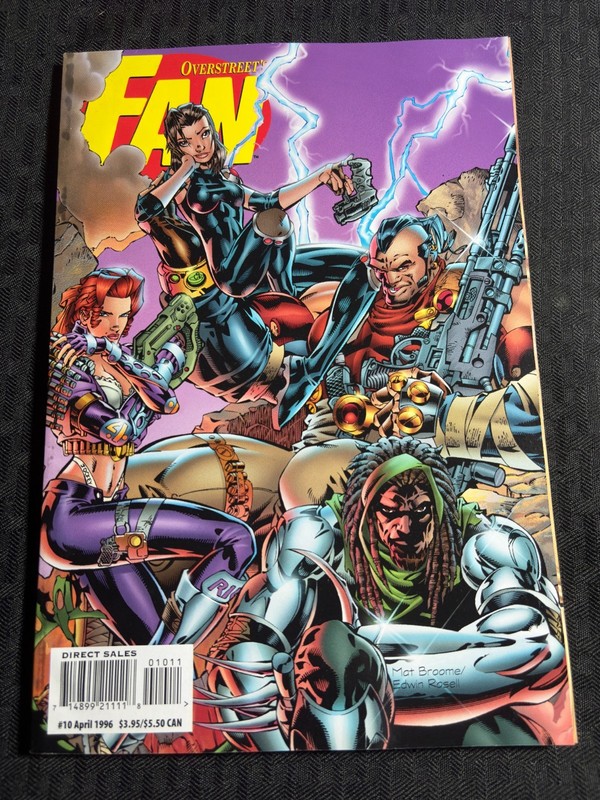 1996 OVERSTREET'S FAN Magazine #10 FVF 7.0 Poison Elves / Defcon 4