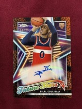 2023-24 Topps Chrome Future Stars Orange Refractor Bilal Coulibaly Auto RC 11/25