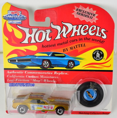 HOT WHEELS REDLINE VINTAGE COLLECTION SNAKE FUNNY CAR GOLD W+ | eBay