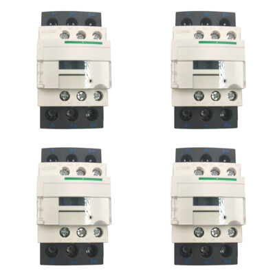 4PCS LC1D32P7 Contactor 230V coil 3P 32A replace Schneider contactor LC1D32P7 AC