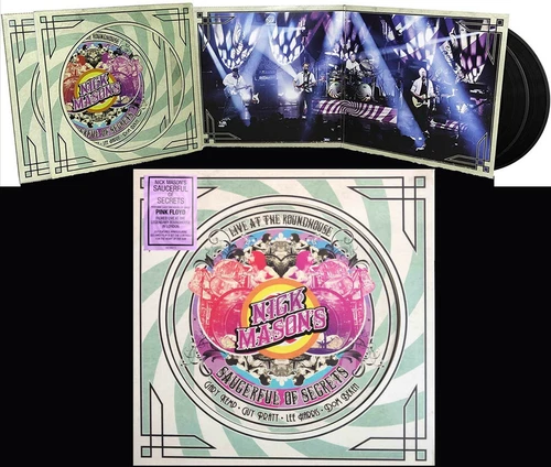 NICK MASON?S SAUCERFUL OF SECRETS LP x 2 Live AT The Roundhouse PINK FLOYD Die -