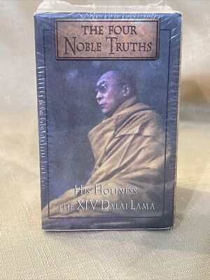 1997 The Four Noble Truths  XIV Dalai Lama, His Holiness 4 CASSETTE SET ~Sealed~