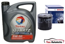 BOSCH &Ouml;lfilter + 5L TOTAL LONG LIFE 5W30 f&uuml;r MERCEDES-BENZ CITAN 1.5 CDI