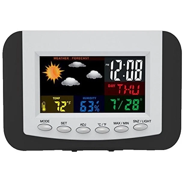 Digital Modern Alarm Clocks & Clock Radios Large Display