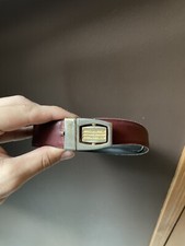 Vintage 1960s-70s belt and reversable buckle combo