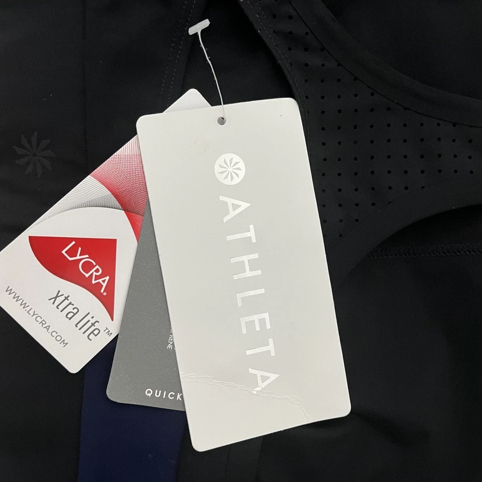 ATHLETA~Nuevo con etiqueta pull over bralette espalda cruzada Med para aire acondicionado elástico atlético Foto 3 de 4
