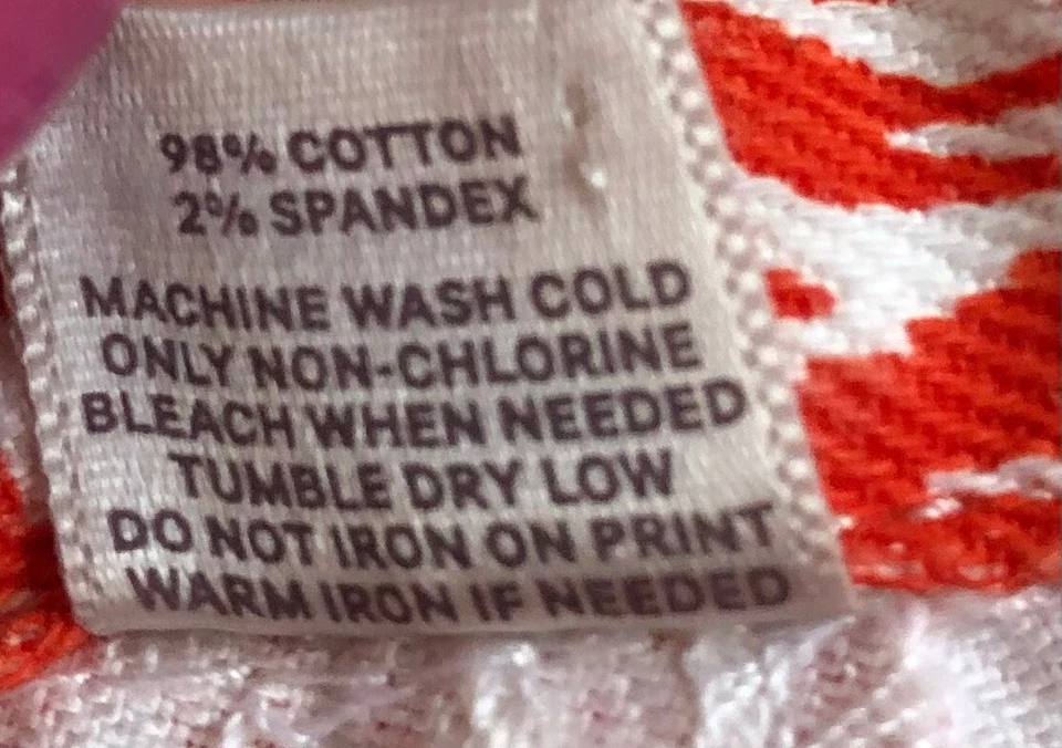 Pantalones Cortos Denim Tribal Ann Taylor LOFT Talla 8 Naranja Blanco Elastizados ~USADOS EN EXCELENTE ESTADO~ Foto 4 de 4