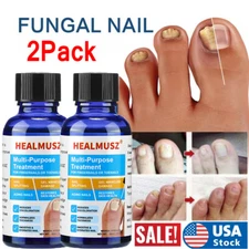 2x HEALMUSZ Antibacterial Fungal Nail Treatment Nail Repair Essential Oil Serum