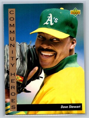 1993 Upper Deck - Community Heroes Dave Stewart #39