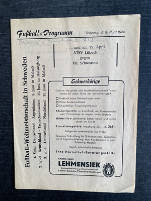 OL Nord 57/58 LBV Phoenix Lübeck-TuS Bremerhaven 1893, 06.04.1958-Uwe Seeler