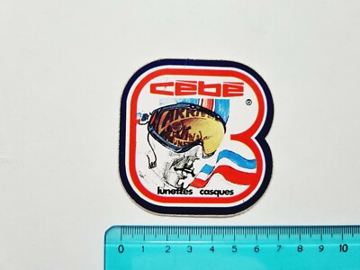 STICKER CEBE GLASSES HELMETS STICKER STICKER VINTAGE 80s ORIGINAL