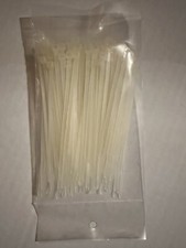 1,000 Clear 4" Inch Nylon Cable Wire Wrap Zip Ties