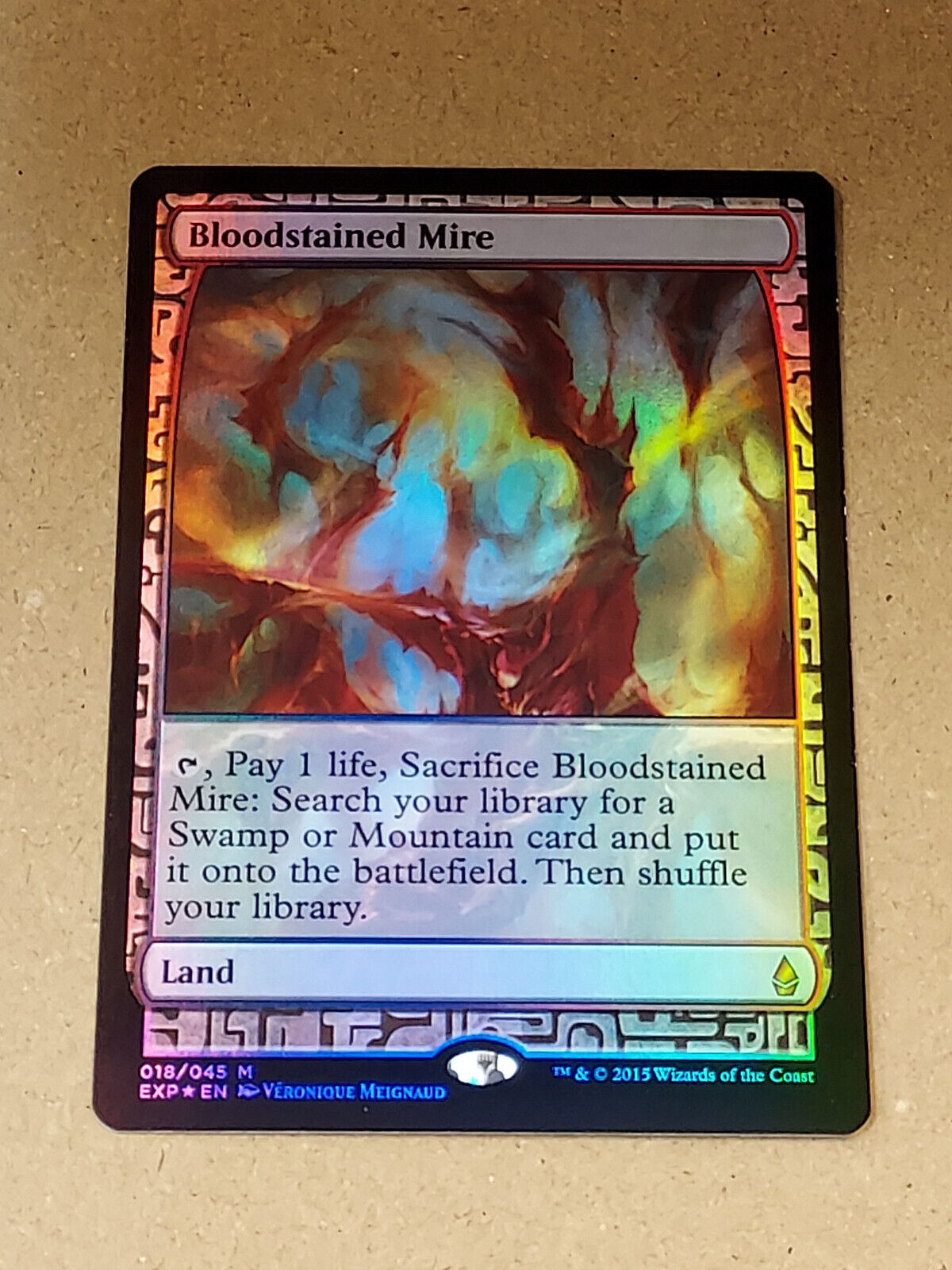 Bloodstained Mire Zendikar Expeditions Foil Magic the Gathering MTG Nice!