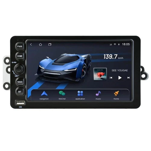For 03-2006 GMC Sierra CHEVY Silverado Tahoe 7" Radio Stereo Navi Sat GPS 4+64GB