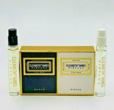 Elizabeth and James Nirvana White/Black Set Spray 2 x 0.14 oz/4 ml NIB SEE PICS