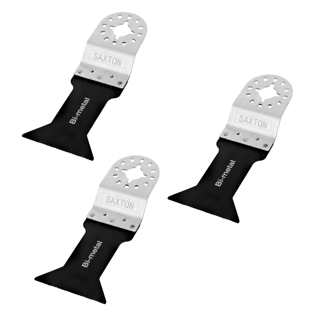 Saxton 44mm Bi-metal Blade for Fein Multimaster Bosch Multitool (3 Pack)