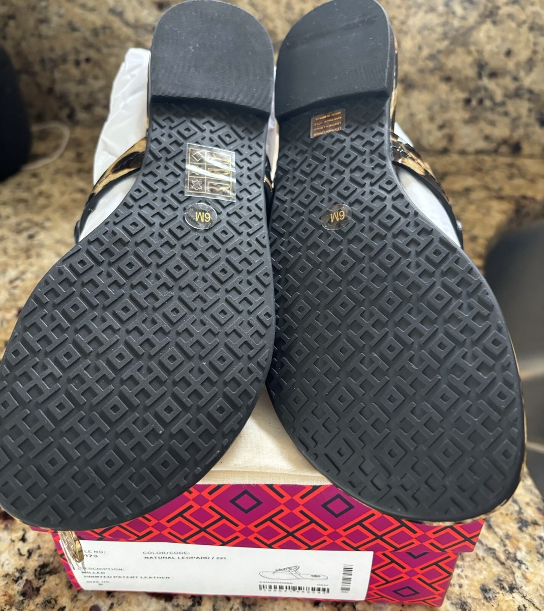 Womens Tory Burch Natural Leopard Sandal - New With BOX and Dust