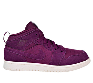 Nike Air Jordan 1 Mid Boys Kids Shoes Bordeaux Sail 640734 625 - SIZE 1.5Y  | eBay