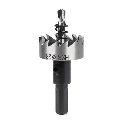12-80mm HSS Steel Drill Bit Hole Saw Tooth Set Cutter Tool For Metal Wood Alloy