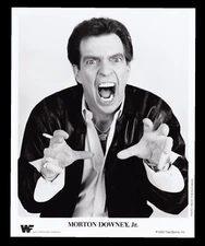 WWE MORTON DOWNEY JR OFFICIAL LICENSED ORIGINAL 8X10 PROMO PHOTO FROM 1989 RARE