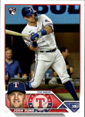 2023 Topps Josh Jung #529 Texas Rangers 7E