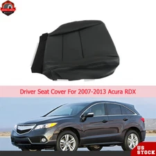 Black Seat Cover Driver Bottom Perforated Leather For Acura RDX 2007-2012