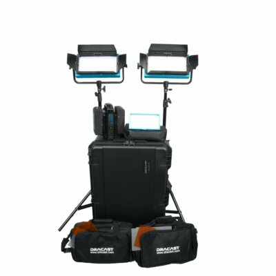 Dracast Interview Plus  DRPL-INT-B-CK Bi-Color LED Plus 3-Light Complete Kit