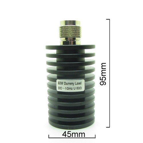 Resistenza al carico fittizio coassiale 50 W RF PL259 UHF maschio DC-1GHz 50 Ohm tondo tipo U - Foto 5 di 5