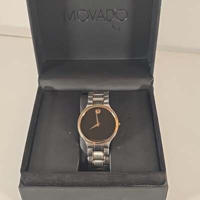 Movado Classic Museum Black Face Mens Watch