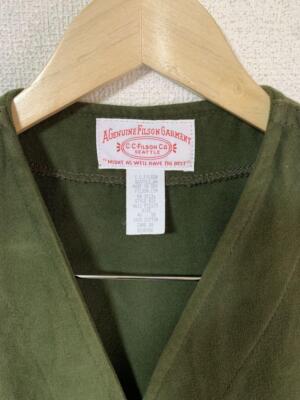 FILSON モールスキンベスト40 グリーン FILSON Vest Green Cotton Size 40 Used From Japan | eBay