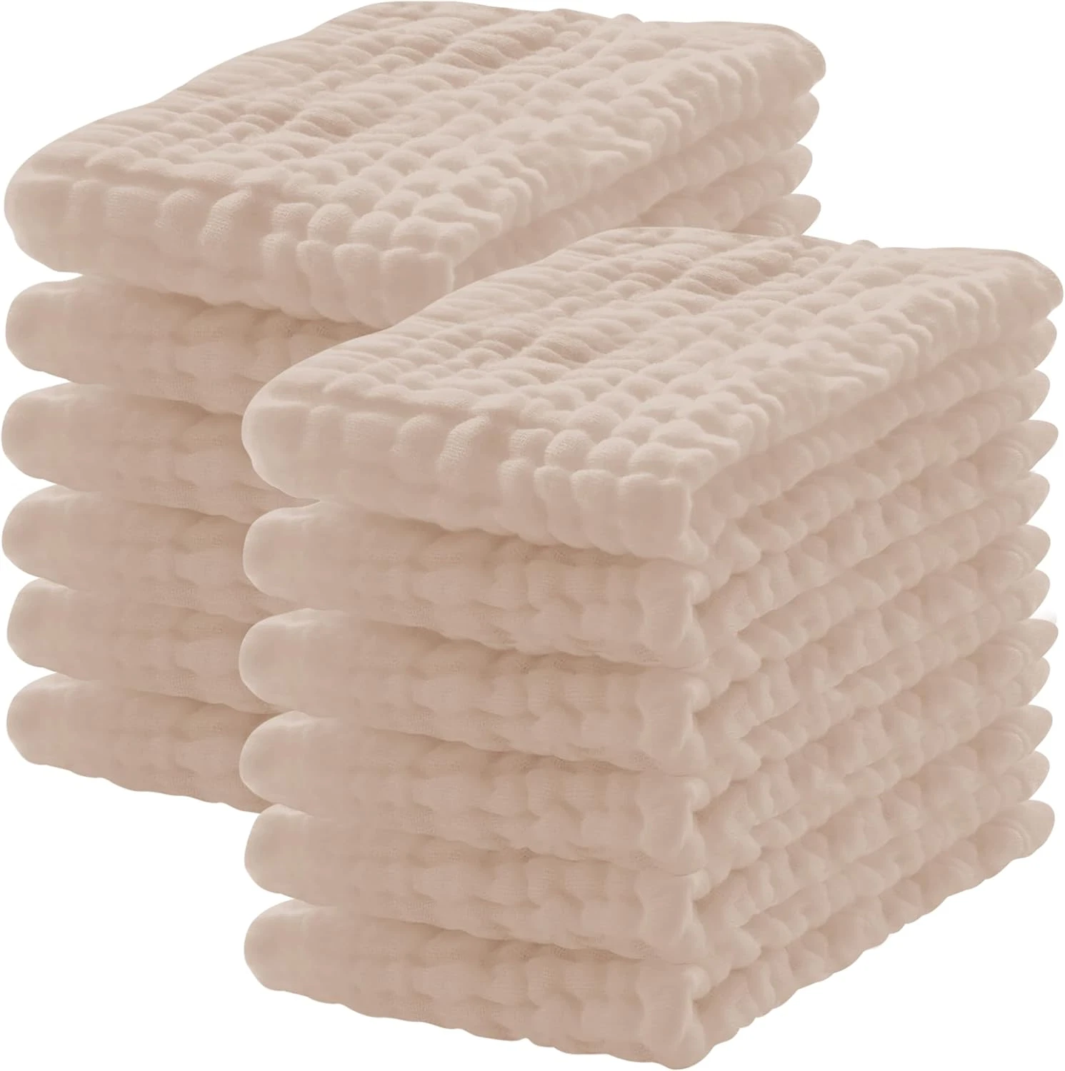 12pcs 20"x10" Muslin Burp Cloths 100% Cotton Muslin Cloths Large- Extra Soft NEW