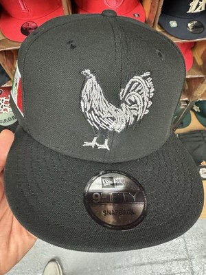 New Era Mexico Baseball 9Fifty Snapback Cap Schwarz Silber Grau Hahn Gallo