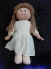 Vintage TAREMA Doll like Cabbage Patch Kids Doll in Dress Ragdoll