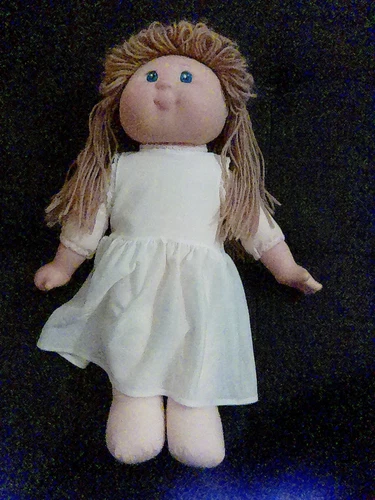Vintage TAREMA Doll like Cabbage Patch Kids Doll in Dress Ragdoll