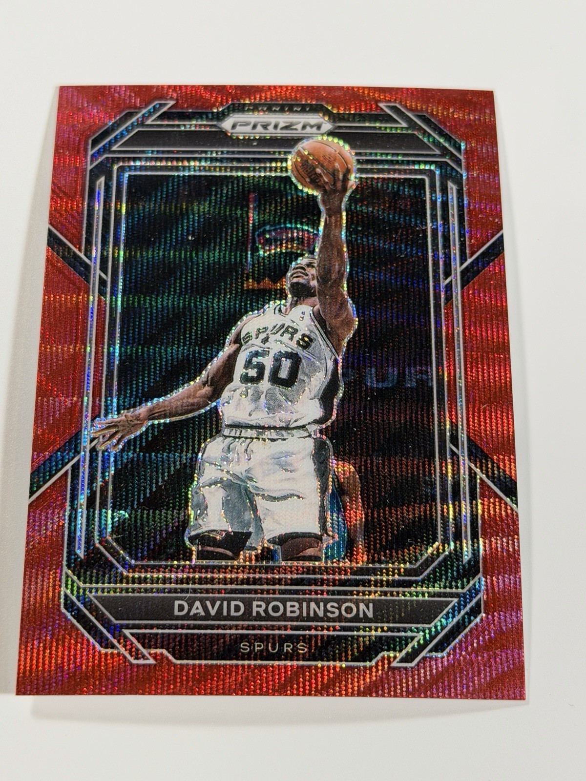 2022-23 Panini Prizm David Robinson #271 Red Pulsar Prizm Spurs