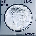1925 P BU GEM PEACE SILVER DOLLAR UNC MS+++ U.S. MINT RARE COIN 8567