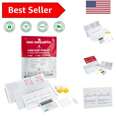 Rapid Blood Type Analysis Kit - Accurate Results with Safety Features Included