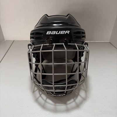 Bauer IMS 5.0 Black  Hockey Helmet Combo S w/ Profile 1 S/P Cage Great Condition