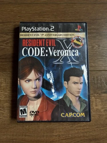Resident Evil Code Veronica X Anniversary Playstation 2 PS2 Black Devil May Cry