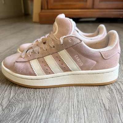 Adidas - Originals Campus 00s Youth Size 4 - Light Blush Pink White Gum 3 Stripe